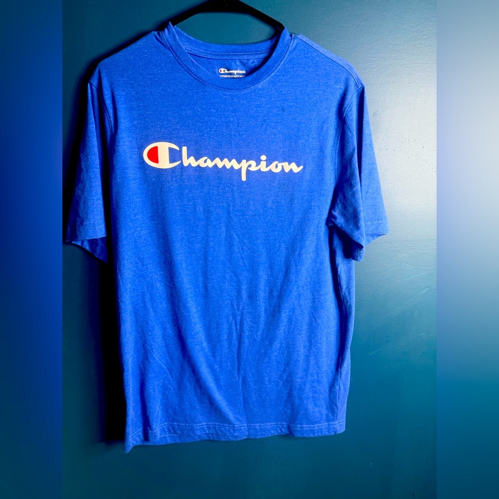 Champion Blue Short Sleeve Tees